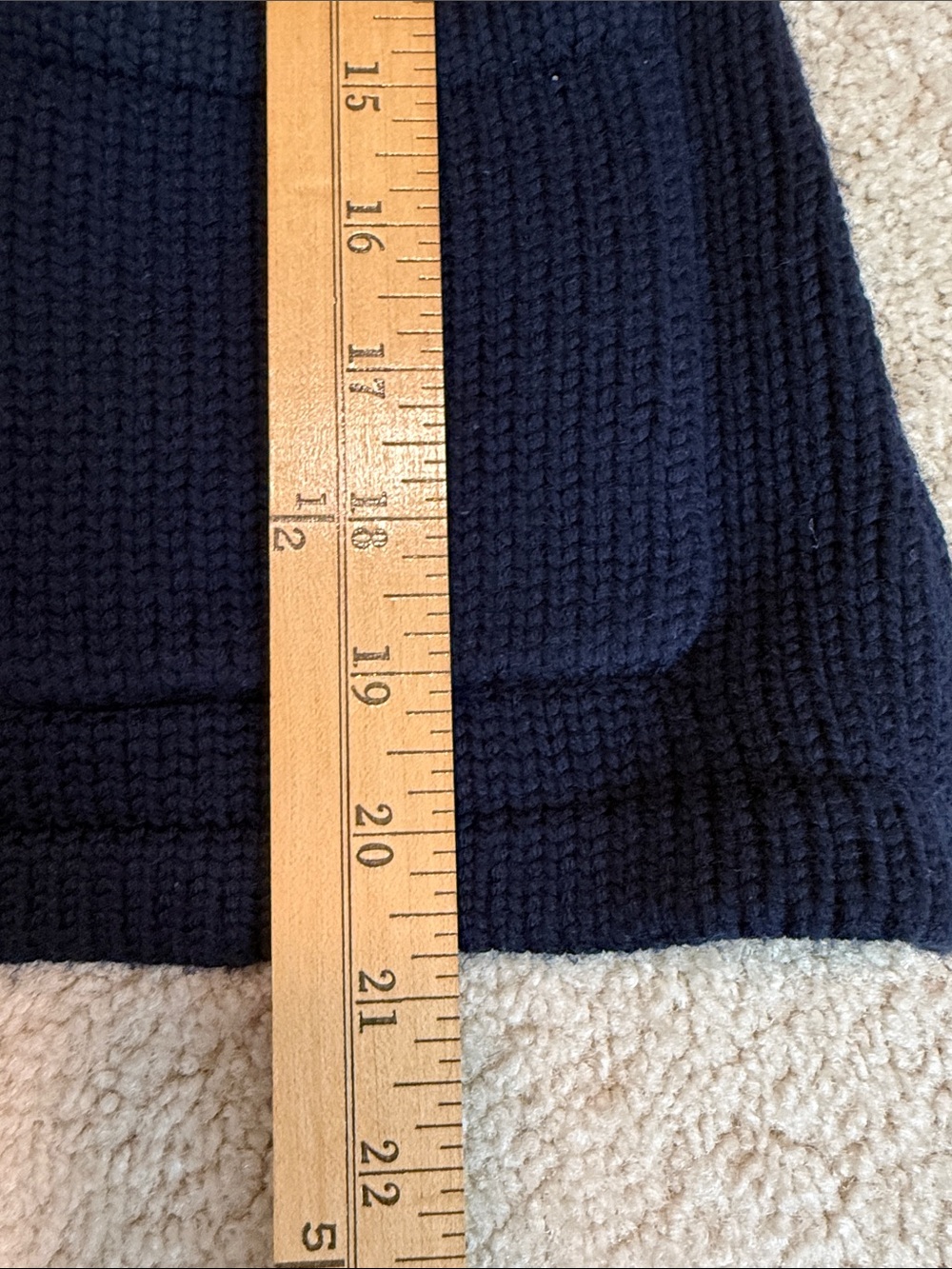 Polo Ralph Lauren Merino Sweater Blazer Hunter Navy Medium - Picture 9 of 16